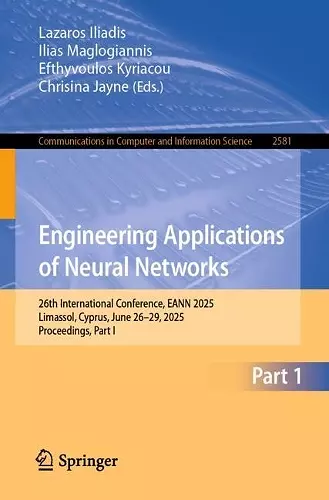 Engineering Applications of Neural Networks cover