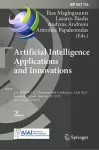 Artificial Intelligence Applications and Innovations cover