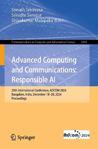 Advanced Computing and Communications: Responsible AI cover