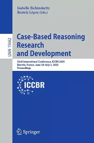 Case-Based Reasoning Research and Development cover