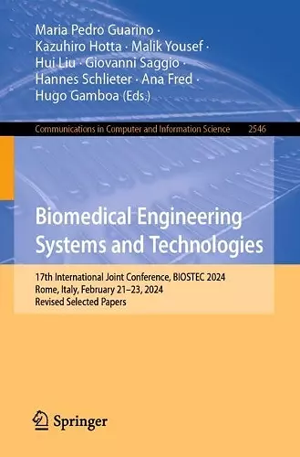 Biomedical Engineering Systems and Technologies cover
