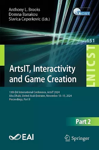 ArtsIT, Interactivity and Game Creation cover