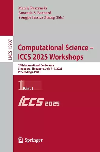 Computational Science – ICCS 2025 Workshops cover