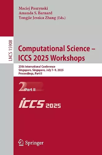 Computational Science – ICCS 2025 Workshops cover
