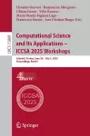 Computational Science and Its Applications – ICCSA 2025 Workshops cover