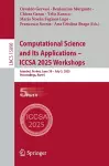 Computational Science and Its Applications – ICCSA 2025 Workshops cover