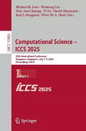 Computational Science – ICCS 2025 cover
