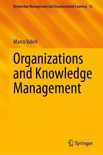 Organizations and Knowledge Management cover