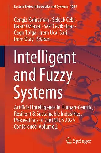 Intelligent and Fuzzy Systems cover
