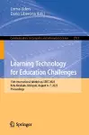 Learning Technology for Education Challenges cover
