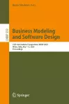 Business Modeling and Software Design cover