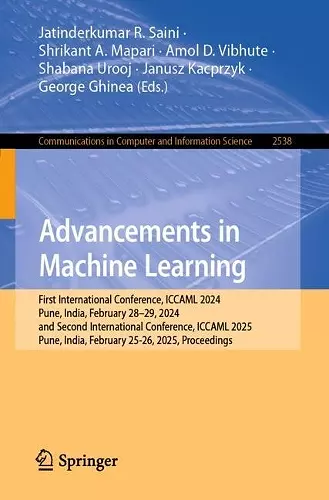 Advancements in Machine Learning cover