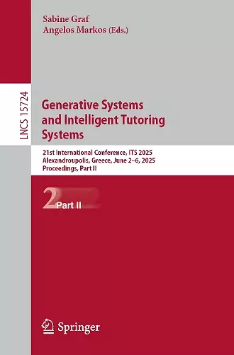 Generative Systems and Intelligent Tutoring Systems cover