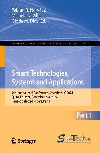 Smart Technologies, Systems and Applications cover