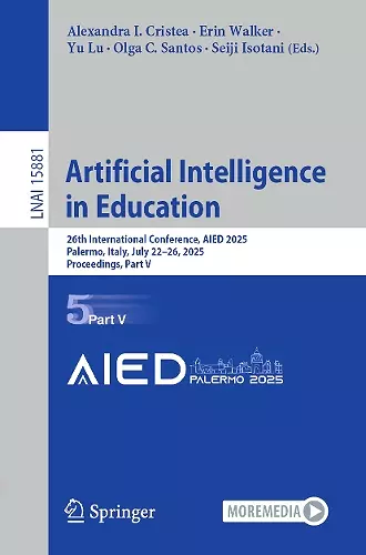Artificial Intelligence in Education cover