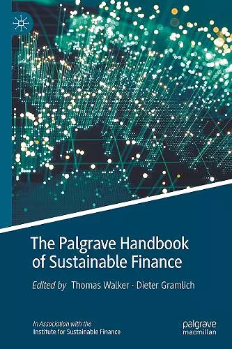 The Palgrave Handbook of Sustainable Finance cover
