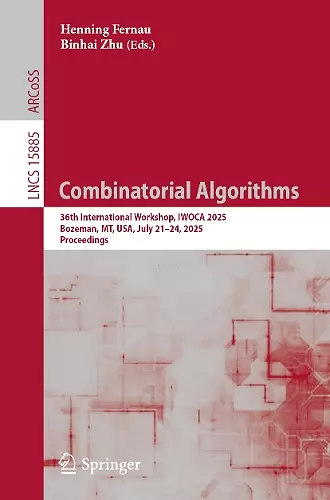 Combinatorial Algorithms cover