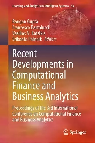 Recent Developments in Computational Finance and Business Analytics cover