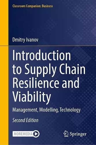 Introduction to Supply Chain Resilience and Viability cover