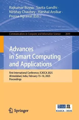 Advances in Smart Computing and Applications cover