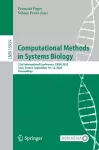 Computational Methods in Systems Biology cover