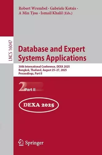 Database and Expert Systems Applications cover