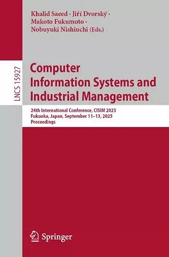 Computer Information Systems and Industrial Management cover