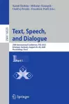 Text, Speech, and Dialogue cover