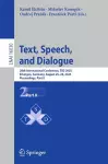 Text, Speech, and Dialogue cover
