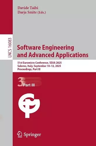 Software Engineering and Advanced Applications cover