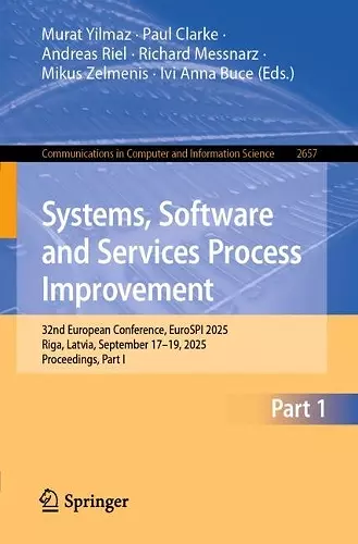 Systems, Software and Services Process Improvement cover