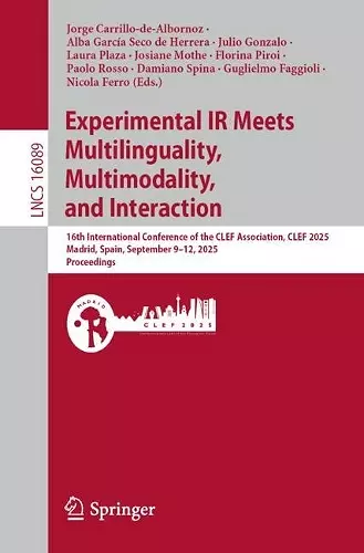 Experimental IR Meets Multilinguality, Multimodality, and Interaction cover