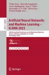 Artificial Neural Networks and Machine Learning – ICANN 2025 cover