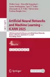 Artificial Neural Networks and Machine Learning – ICANN 2025 cover