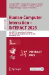 Human-Computer Interaction – INTERACT 2025 cover