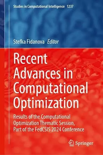 Recent Advances in Computational Optimization cover