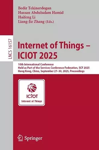 Internet of Things – ICIOT 2025 cover