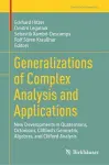 Generalizations of Complex Analysis and Applications cover