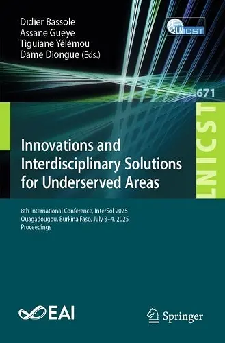 Innovations and Interdisciplinary Solutions for Underserved Areas cover