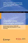 Computing Science, Communication and Security cover