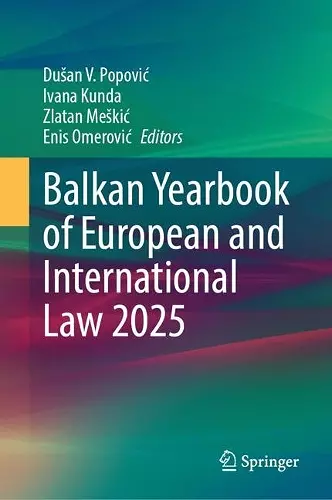Balkan Yearbook of European and International Law 2025 cover