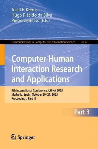 Computer-Human Interaction Research and Applications cover