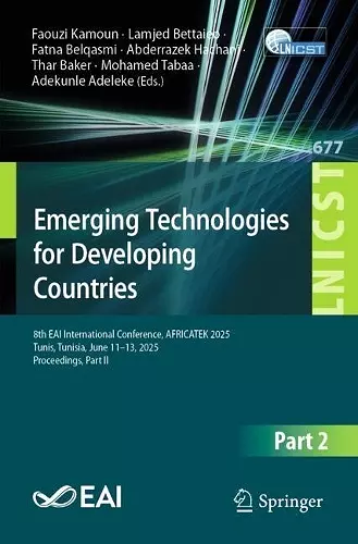 Emerging Technologies for Developing Countries cover