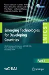 Emerging Technologies for Developing Countries cover