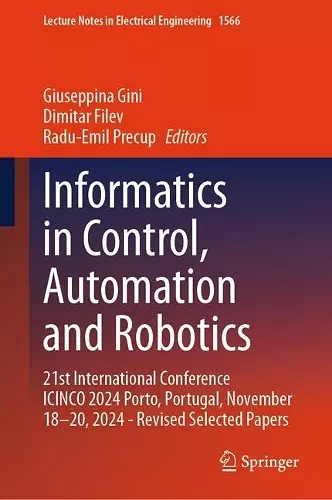 Informatics in Control, Automation and Robotics cover