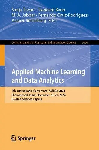Applied Machine Learning and Data Analytics cover