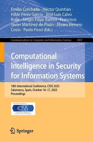 Computational Intelligence in Security for Information Systems cover