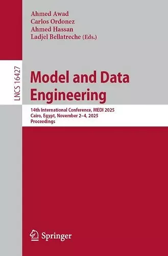 Model and Data Engineering cover