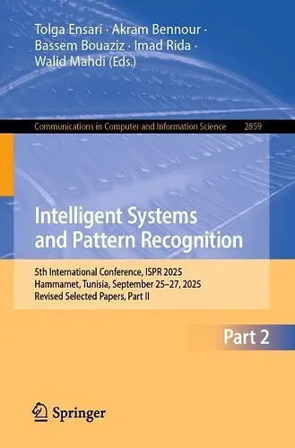 Intelligent Systems and Pattern Recognition cover