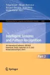 Intelligent Systems and Pattern Recognition cover